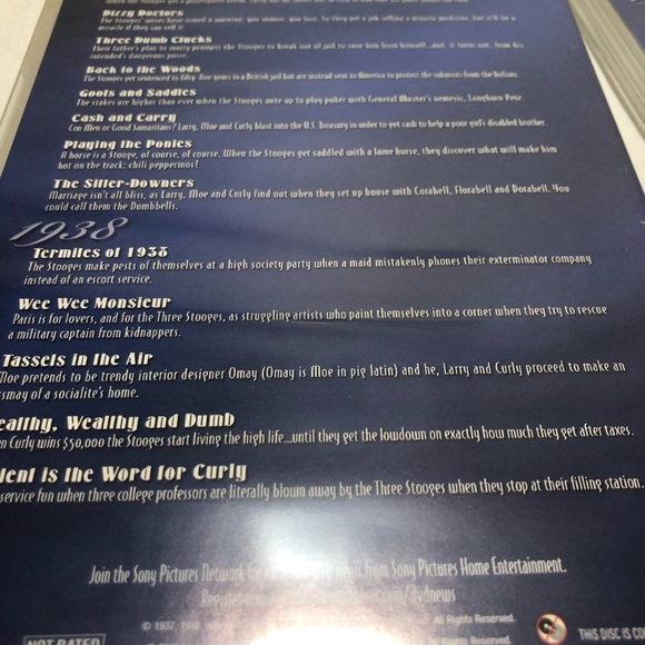 The Three Stooges Volume 1 & 2 DVD Collections 1934-1939 - Picture 8 of 15